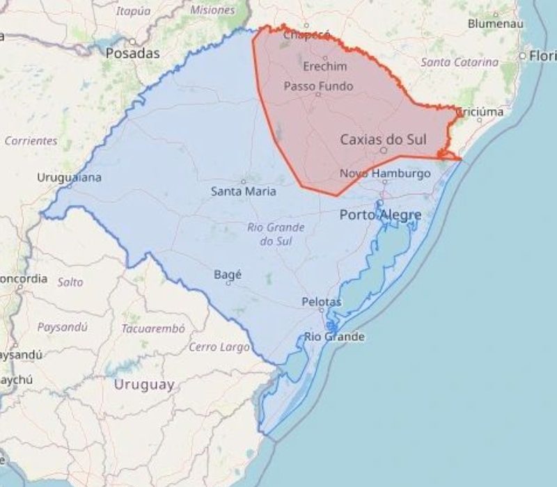 Defesa Civil do Rio Grande do Sul emite alerta de chuva forte e descargas elétricas nesta quarta-feira (29)