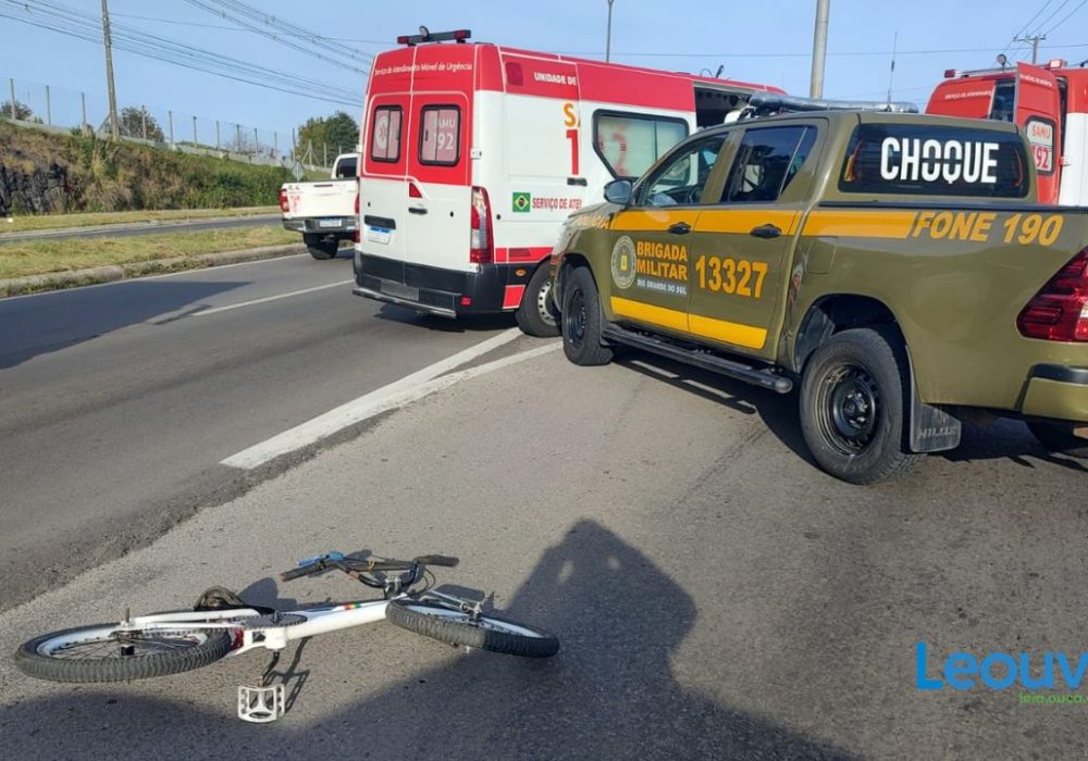 Ciclista morre atropelado na RSC-453, em Caxias do Sul